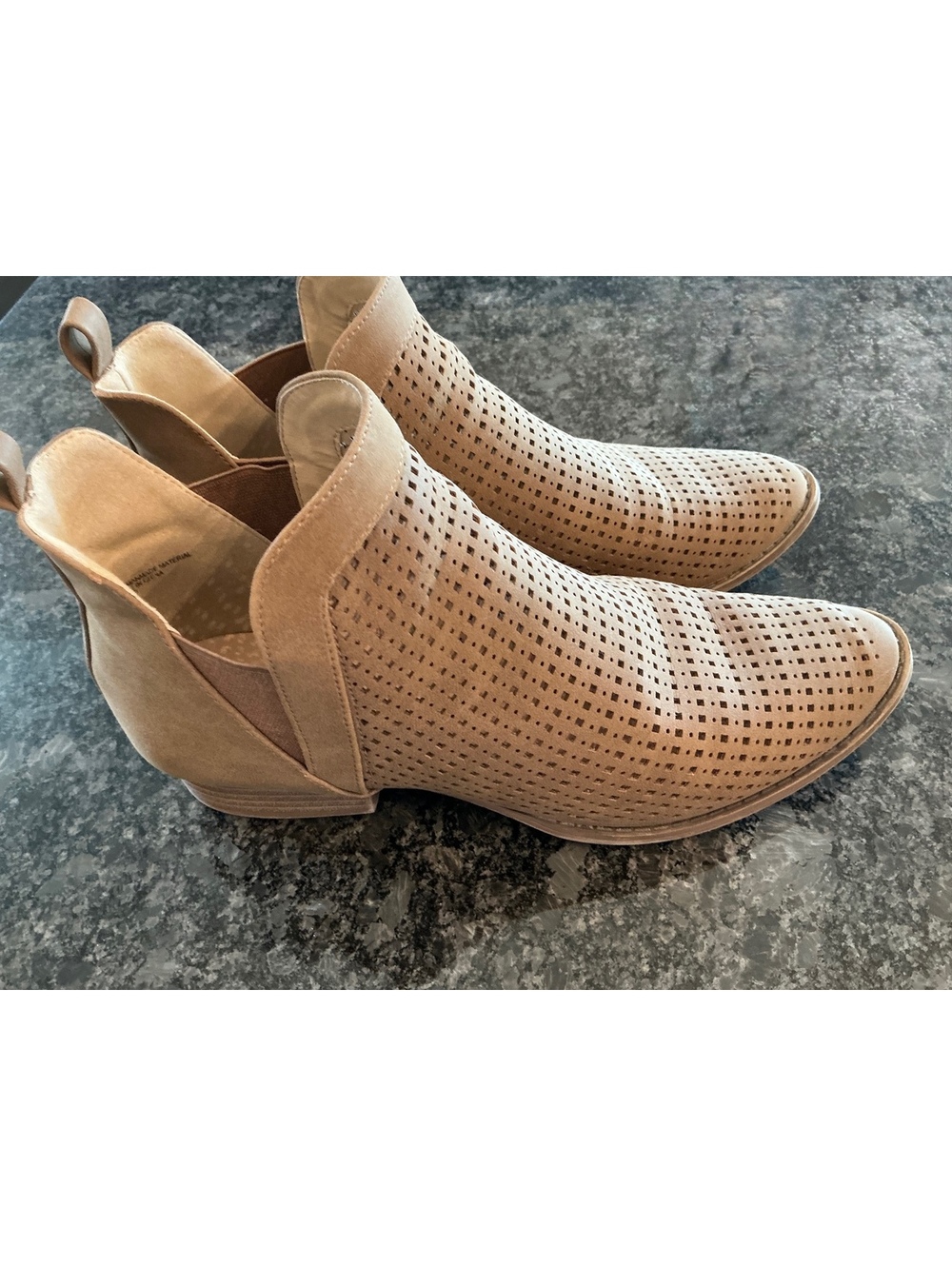 Restricted Tan Suede like Boots size 9